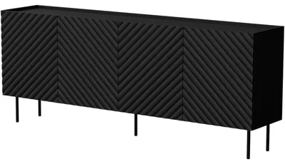 Productafbeelding van Kommode TESSI 200, 4 laden, zwart