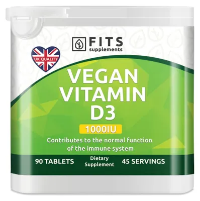 Produktbild von Veganes Vitamin D3 1000 IE, 90 Tabletten