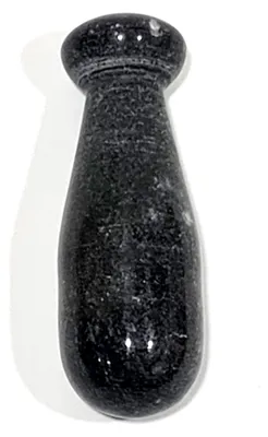 Stößel, schwarz, für Mörser 3,5 Zoll, Marmor, 7,6 cm
