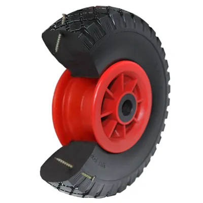 Produktbild von Sackkarrenrad Ersatzrad 3.00-4 PolyurethanVollgummi Reifen Gummirad pannensicher 1 Stück A-75mm