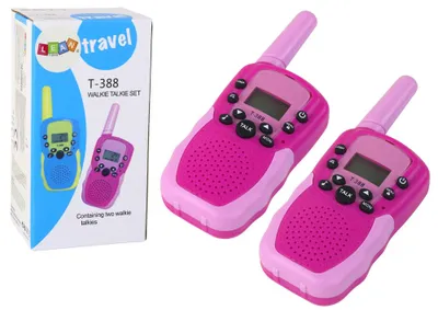 Immagine prodotto di Walkie Talkie Walkie Talkie Rosa Portata 3km Per Bambini