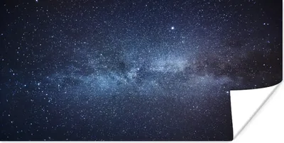 Produktbild von MuchoWow® Poster Die Milchstraße im Sonnensystem 80x40 cm - Wanddeko