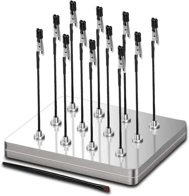 Produktbild von Dritte Hand Löt-Hilfe 12pcs, Krokodilklemmen, Magnetische Basis, Verstellbar, für Löten