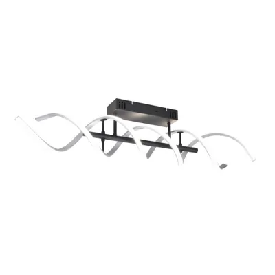 Zdjęcie produktu dla Lampa sufitowa nowoczesna wbudowany LED SEQUENCE srebrny Trio 641810205