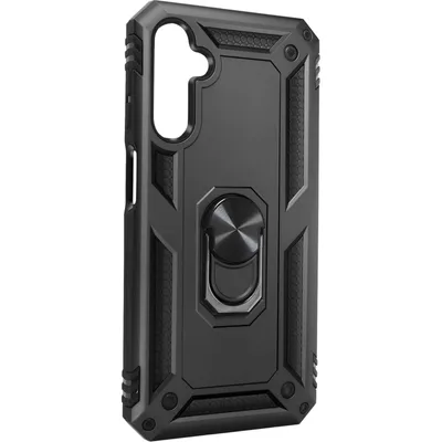 Produktbild von Avizar, Hybrid Schutzhülle für Samsung A25 5G, Ring-Halterung, Schwarz