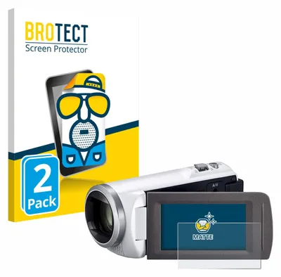 Produktbild von 2x BROTECT Schutzfolie für Panasonic HC-V480MS Displayschutz Displayschutzfolie Folie Matt Entspiegelungsfolie