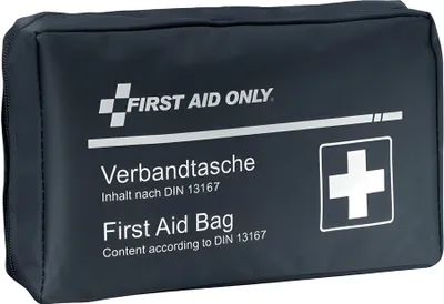 Zdjęcie produktu dla FIRST AID ONLY P-10037 FIRST AID ONLY Erste-Hilfe-Tasche DIN 13167 schwarz