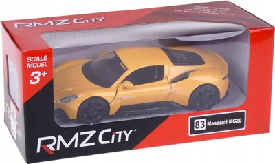 Obrázok produktu pre Model 1:32, RMZ Maserati MC20, žltý