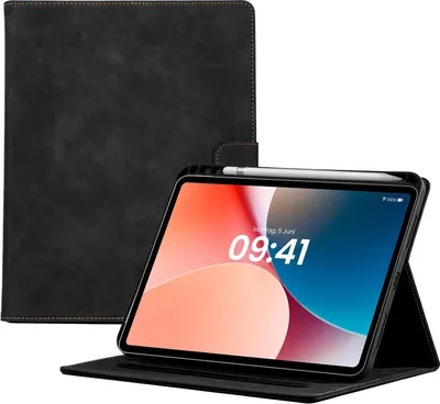 Produktbild von LBH Tablet Schutzhülle für Apple iPad Air 6. Gen 11 Zoll Cover Case Schutz Tablet Farbe: Schwarz