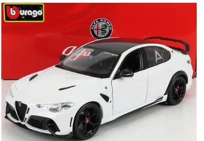 Image de bburago 1:18, Alfa Romeo Giulia GTAm 2020 - Blanc Trofeo