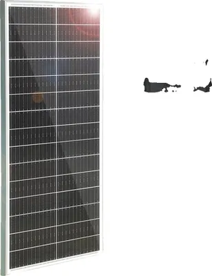 Immagine prodotto di Pannello solare, alta efficienza, design durevole, kit da 150w
