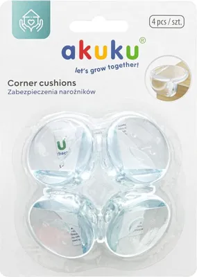 Produktbild von 4x Eckenschutz Tischeckenschutz Kantenschutz Kinder Baby Silikon Akuku