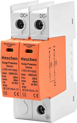 Produktbild von LYD1 - Überspannungsschutz für Photovoltaikanlagen, 2-polig - Typ T2 - 20 kA/40 kA