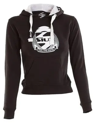 Productafbeelding van Siux Belice hoodie, zwart, maat 10 jaar, meisjesmodel, zwart, maat 10 jaar