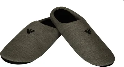 Produktbild von Schuhe Hausschuhe Pantoffeln Mann Herren EMPORIO ARMANI Artikel XJPM03 XM611 SLIPPERS, EU 39/40 - UK 6,5 - USA 7 - CN 255/89, Poliestere 84%,Modal 14%,Elasthan 2%