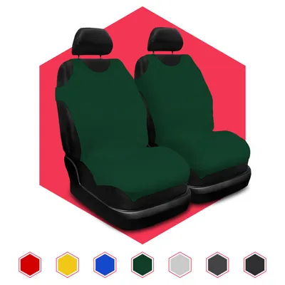 Immagine prodotto di Coprisedili per auto Coprisedili universali Coprisedile per auto Coprisedili anteriori 1+1 Verde