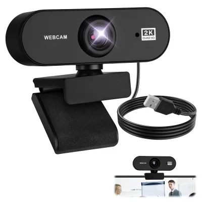 Obrázek produktu pro Webová kamera 2K, 30 snímků za sekundu, Full HD 1080p, s mikrofonem