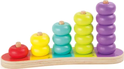 Produktbild von Small Foot 10165 Lernspiel Rechenbrett „Bunte Scheiben“, bunt (1 Stück)
