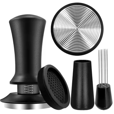Barista-Set: 51mm Tamper, WDT-Tool & Tampermat
