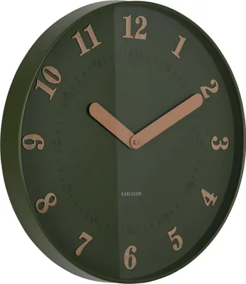 Produktbild von Karlsson - Amena Wanduhr - Luxusgrün - Ø40cm