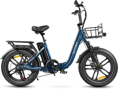 Produktbild von Samebike C05 Pro Klappbares E-Bike 20" 250W 25km/h Reichweite Shimano 7-Gang Dualer Federung LCD-Display