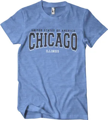 Produktbild von Chicago - Illinois T-Shirt - XX-Large - BlueHeather