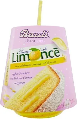 Zdjęcie produktu dla Włoska babka drożdżowa z likierem cytrynowym limoncello -Bauli 750g Panettone