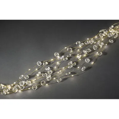 Obrázek produktu pro Konstsmide Micro LED lightset "Diamond", Světelný dekorativní řetěz, Zlato, Kov, Plast, Polyvinylchlorid (PVC), IP20, 90 žárovek, LED