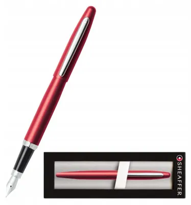 Produktbild von Sheaffer VFM 9403 Füllfederhalter Rot matt vernickelt