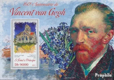 Produktbild von Briefmarken Sao Tome e Principe 2013 Mi Block 923 (kompl. Ausgabe) postfrisch Vincent van Gogh