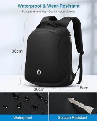 Zdjęcie produktu dla Plecak szkolny dla młodzieży, torba na laptopa do szkoły, biura i w podróży