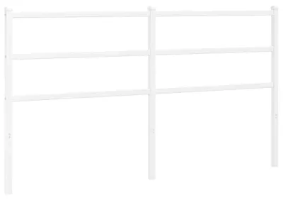 Produktbild von vidaXL Ersatz-Kopfteil Metall Weiß 160 cm