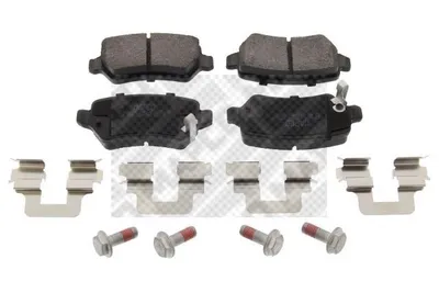 Produktbild von MAPCO 6605 Bremsbeläge Satz Hinten für OPEL ZAFIRA B (A05) Meriva A (X03) Astra H Caravan (A04) Astra H Schrägheck (A04) Astra G CC (T98)