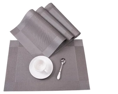Tischset 4er-Set, PVC, Antirutsch, hitzebeständig, 45x30 cm