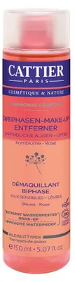 Produktbild von Cattier Zweiphasen-Make-Up-Entferner 150ml Naturkosmetik für empfindliche Haut