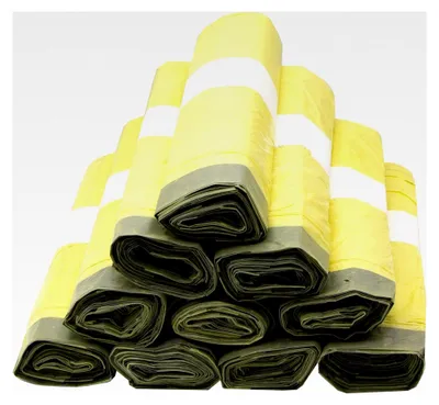 Produktbild von Gelber Sack, 130 Stück, 10 Rollen, 90 L, 15 µ