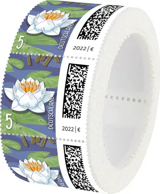 Produktbild von "Deutsche Post 0,05 € Briefmarken ""Seebriefrose"" nassklebend 200 St."