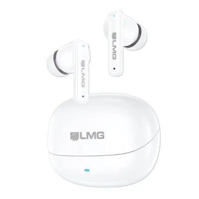 Produktbild von LMG Germany T88 Bluetooth In-Ear Kopfhörer Weiß inkl. Ladecase mit ANC und ENC