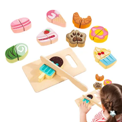 Produktbild von Holz-Obst-Schneideset für Kinder, Lernspiele