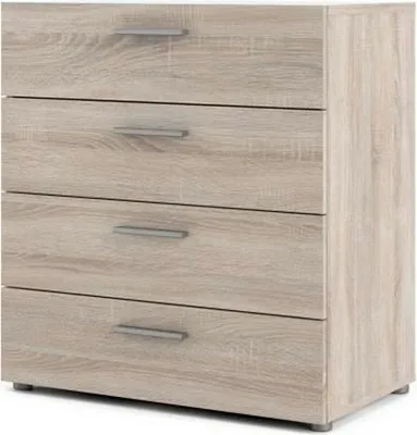Obrázek produktu pro Komoda se 4 zásuvkami - dub lanýžový - 80 x 40 x 68,5 cm