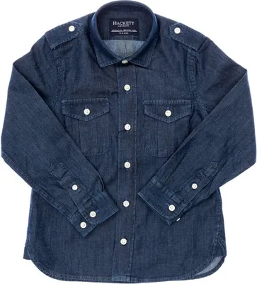 Produktbild von Hackett London Tejanade Hemd mit langen Ärmeln und Reverskragen HK300814 Junge