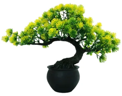 Productafbeelding van Kunstplant voor binnen met groene dennenlook 31 x 24 cm