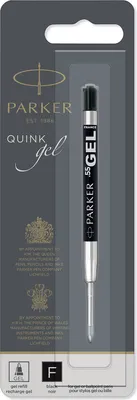 Produktbild von PARKER QUINK Nachfüllmine mit Geltinte | feine Schreibspitze mit 0,5 mm | schwarz | 1 Stück
