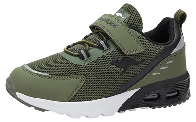Produktbild von KangaROOS KX-ARG EV Sneaker Jugendliche Schuhe Uni 10039 000 grün/schwarz, Schuhgröße:36 EU