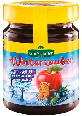 Image de Grafschafter Winterzauber pomme prunelle aux épices spéculoos 320g