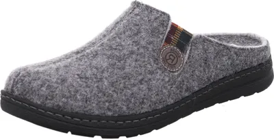 Produktbild von Rohde Herren Pantoffel Hausschuh Filz Stretcheinsatz Asiago 7142, Größe:40 EU, Farbe:Grau