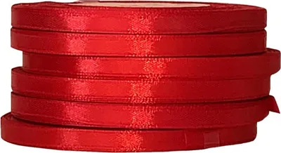 Zdjęcie produktu dla Tasiemka satynowa 50 mm Czerwona 8055 (32mb)