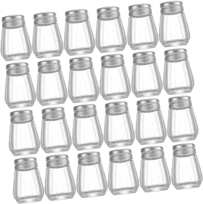 Produktbild von 30stücke Mini-salz und Pfefferstreuer Transparente Gewürzflaschen Mini-gewürzbehälter für Küche und Grill Leicht zu Reinigen und Dosieren Vielseitig Einsetzbar für Zuhause und Rest