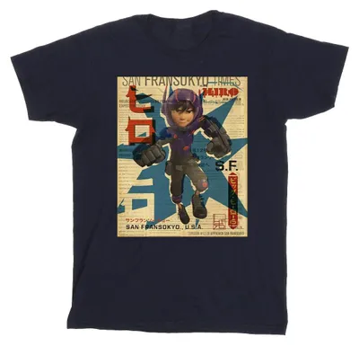 Produktbild von Disney - "Big Hero 6" T-Shirt für Herren BI49344 (5XL) (Marineblau)