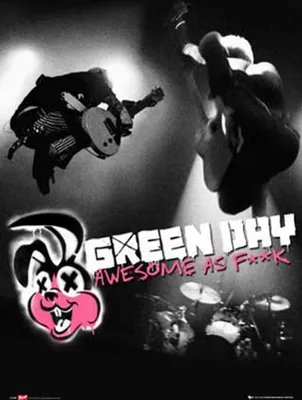 Produktbild von Green Day - awesome as - Musik - Poster Druck - Größe 61x91,5 cm